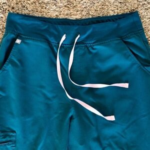 Figs Caribbean blue High waisted Zamora joggers scrub pants Tall Large